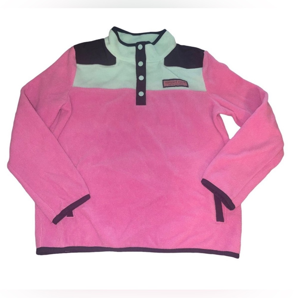 Vineyard Vines Girls Polar Fleece Popover